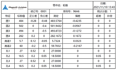 测量软件界面